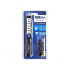 Переноска діодна SMD 6/150lm +1W L=165 D=25/900mAh/microUSB Brevia Led Pen Light 11210/магніт