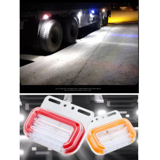 Габарит - червоний - 140х70мм 12/24V з функцією повороту.підсвічування номера-Алюм-й підклад.(1шт)