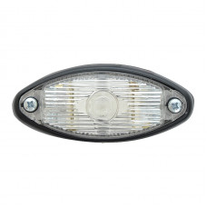 Габарит - білий - 100x43x33мм - без лампи 2 болти - "Stark" - передній (1шт)