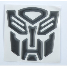 Наліпка силіконова "Автобот" контур 9х9см (1шт.)