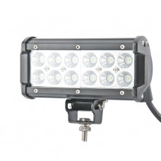 Фара-LED Прямокутник 36W 165*80*65mm (3W*12) 10-30V Ближнє/Flood 3000Lm "Brevia" 10712FX1