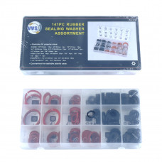 Набір гумових кілець KR 53-113 (141од.) (ущільнювальні, волокнисті шайби)