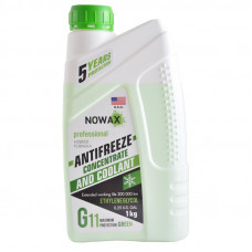 Антифриз (Концентрат -80) 1.0 kg Зелений "Nowax" G11 NX01010 (15шт/ящ)
