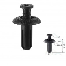 Кліпси C0081 розпірні (OEM 9046708155,90467-08155,MB888869,90505SL0003,90505-SL0-003) (уп.100шт)