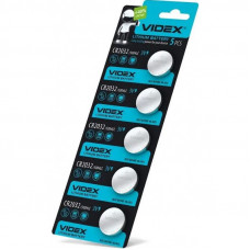 Батарейка CR2032 2x3.2 "Videx" (1блістер-5шт)