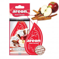 Освіжувач сухий лист - "Areon" - Mon лист - Apple-Cinnamon (Яблуко-Кориця) (10шт/уп)