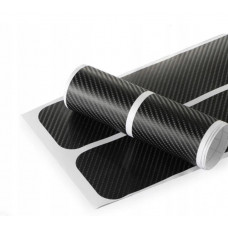 Плівка захисна на Пороги Карбон 3D (60*6,8см-2шт, 40*6,8см-2шт,лопатка)