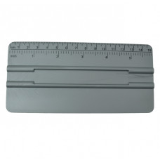 Ракель 7 * 15см.з лінійкою Сірий (для поклейки тонувальних, карбоновых, вінілових плівок)