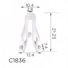 Скоби C1836 HYUNDAI (12545) ( уп. 100 шт.)