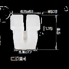 Кліпси C3184 втулка під саморіз VW, AUDI, SEAT, SKODA (N90541001, N-905-410-01, 14612) ( уп. 100 шт.