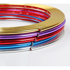 Молдинг на решітку,диски 9мм*8м Червоний A082-04