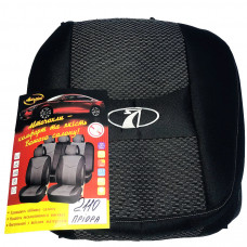 Чохли ВАЗ 2110-Пріора-до 2011р. Чорна середина "Автосвіт" 4 підгол-ка