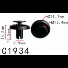 Кліпси C1934 розпірні TOYOTA, LEXUS (90467-07215, 9046707215, 11370) (100шт)