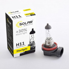 Лампа 12V_H11 55W + 30% Starlight "Solar" (1шт) (1211) (10шт/уп)