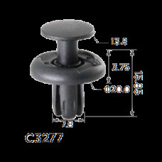 Кліпси C3277 обшивки BMW (07147401727, 11389) (100шт)