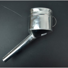 Лійка металева Бензин коса широкий довгий носик (01-05-07. Волга, Москвичі,) Б-2 (20/40 ящ.)