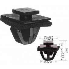 Кліпси C0360 молдинга Hyundai Kia Suzuki 8775638000 ( уп. 100 шт.)