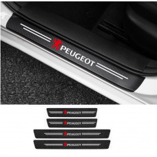 Плівка захисна на Пороги Карбон 4D Peugeot