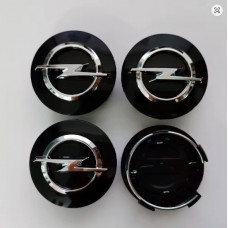 Ковпачки на титани "Opel" (60/56мм) Чорний 09223038HX