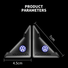 Плівка захисна для дверних КУТІВ Volkswagen силіконова прозора (4шт)