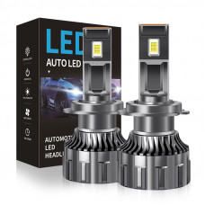 Лампа LED H7 радіатор+кулер 60W/9600Lm/6000K 3570 Chip + 400% 12V "R11" 12 міс. гарантії