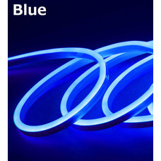 Стрічка - Силікон LED Neon - 12v 15см синя гнучка (бічне свічення/шир.12мм/вис. 6мм)