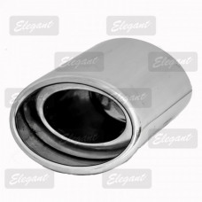 Насадка глушника 0295 плоский ізог/косий верх Ø 60х155мм "Elegant" EL 106 008 (20шт/ящ)