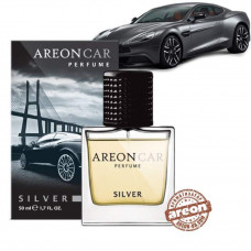 Освіжувач спрей 50ml - "Areon" - Perfume - Silver (Срібло) скло (6шт/уп)