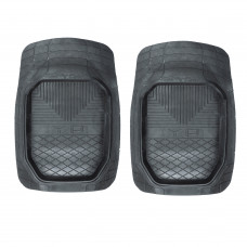 Килимки гумові (2шт) чорні "Дубно" YP-3 корито Передні (Високий борт- 4см,)