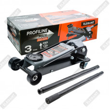 Домкрат гідравлічний підкатний 3т 135-495 мм картон 34 кг "EL" 350 009