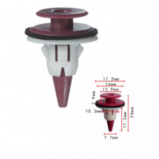 Кліпси C1022 кріплення карти дверей NISSAN, MITSUBISHI (15724) ( уп. 100 шт)