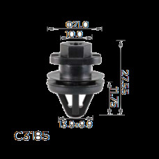 Кліпси C3185 кріплення карти дверей VOLKSWAGEN,AUDI,SEAT,SKODA(3AA-868-243-A,3AA868243A)( уп. 100 шт