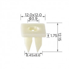 Кліпси C0026 самонарізна (OEM 9018905013, MS480002,9018905015,9018905037, 90189-05013, 14630)(100шт)