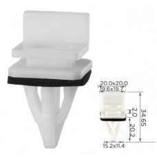 Кліпси C0289 молдинга Acura Honda 91513SM4000 ( уп. 100 шт.)