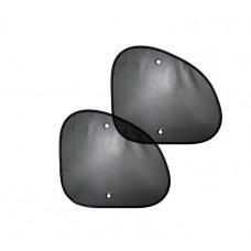 Шторка каркасна на присосці збоку 440х380mm TH 204S кос.чорн.2пр