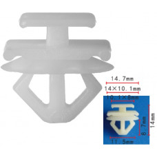 Кліпси C1280 обшивки Citroen Peugeot 6995X3 ( уп. 100 шт.)