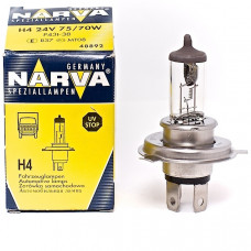 Лампа 24V H4 75/70W Standart "Narva" (1шт) (48892) (10шт/уп)