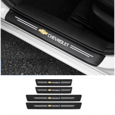 Плівка захисна на Пороги Карбон 4D Chevrolet