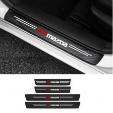 Плівка захисна на Пороги Карбон 4D Mazda