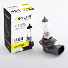 Лампа 12V HB4 55W + 30% Starlight "Solar" (1шт) (1206) (10шт/уп)