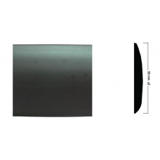 Молдинг чорний 50х5мм - 25м