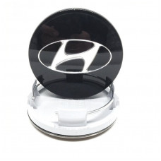 Ковпачки на титани "Hyundai" (60/57мм) Чорний 529603K210.529603S110
