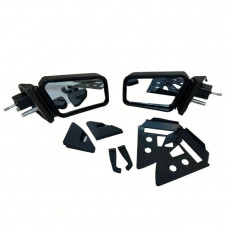 Дзеркало бічне ВАЗ 2109/08/13-15 Чорне з регулюванням (Метал) ЛІВЕ + ПРАВЕ "АвтоДилер"- ECO"