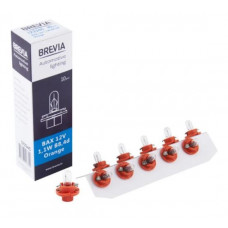 Лампа 12V з патроном BAX8,4D 1,1W "Brevia" (12334C) Orange (уп.10шт)