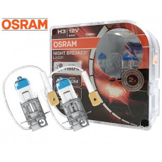 Лампа 12V H3 55W +150% Night Breaker Laser "Osram" (Box-2шт) (64151 NL-BOX) (червона уп) Акція