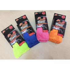 Серветка універсальна мікрофібра подвійний ворс 25х35 2в1 "Wash&Dry" ZM-11