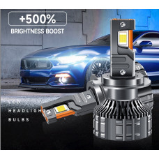 Лампа LED H4 радіатор+кулер 190w/19200lm K19 7055 Chip 6000K/IP68/12-24v(Canbus)+500%