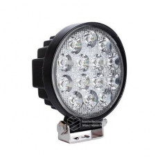 Фара-LED Круг 42W 200mm (3W*14) 10-30V Дальнє зі стробоскопом (1шт) C042W (mini-42w)