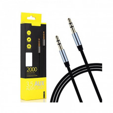 Аудіо кабель 3,5мм AUX 2m Remax RL-L200 Black