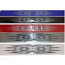 Наліпка лобове скло чорна 140*1320 "XXX"